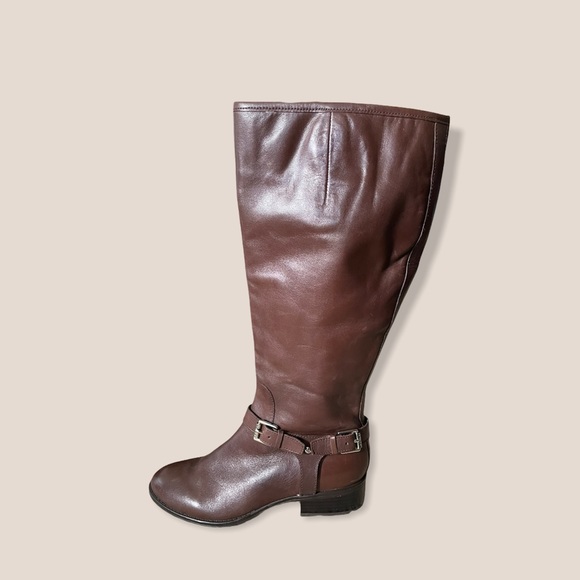 Lauren Ralph Lauren Marion Riding Boot 5.5 Brown - Picture 5 of 7